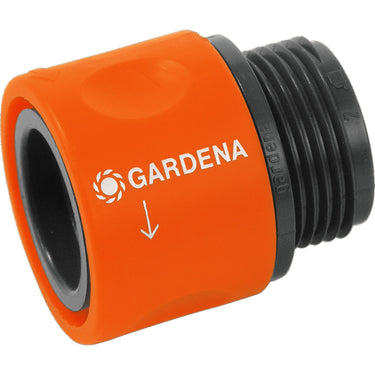 Gardena slangstuk voor wasautomaten 26,5 mm (g 3 4 ) (oranje grijs, 2917-20)