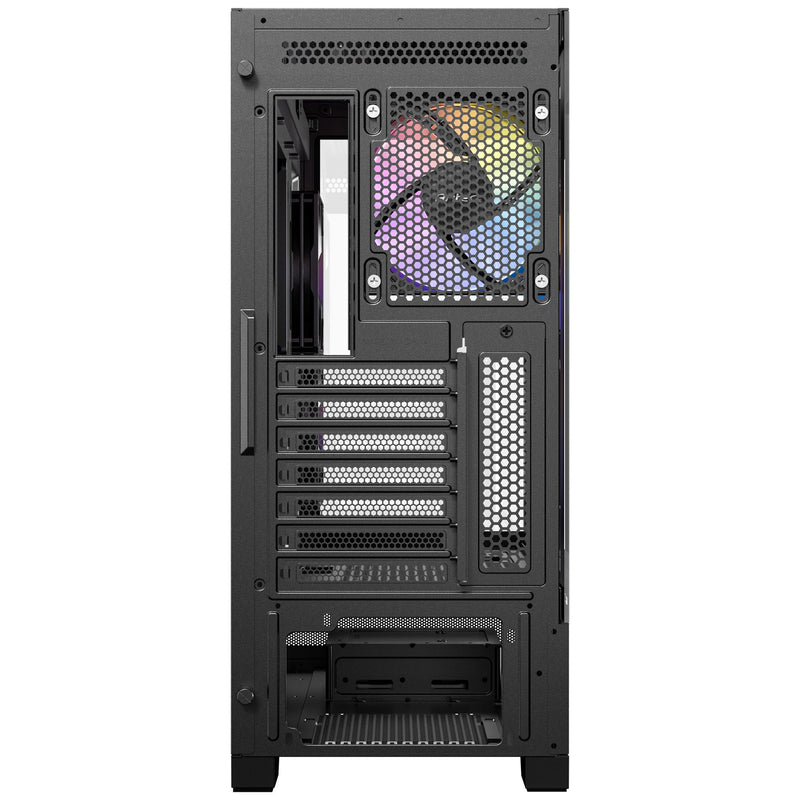 Load image into Gallery viewer, Antec cx700 argb midi tower behuizing (zwart | 1x usb-a | 1x usb-c | tempered glass)
