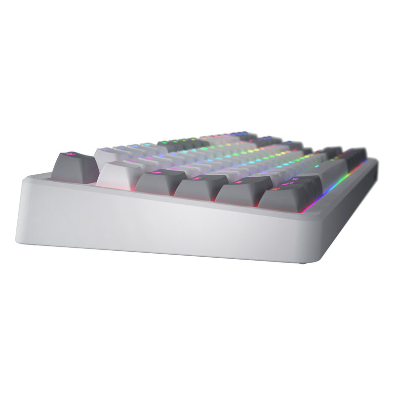 Load image into Gallery viewer, Hator rockfall 3 tkl wireless rgb mechanisch gaming toetsenbord (wit, us lay-out (qwerty), hator aurum orange, 80% (tkl), rgb, pbt keycaps, hotswap, 2.4 ghz bluetooth usb-c)
