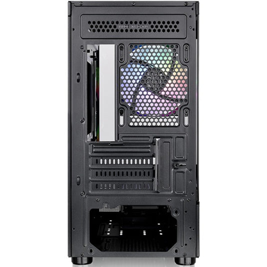 Thermaltake view 170 tg argb mini tower behuizing (zwart | 2x usb-a | rgb | tempered glass)