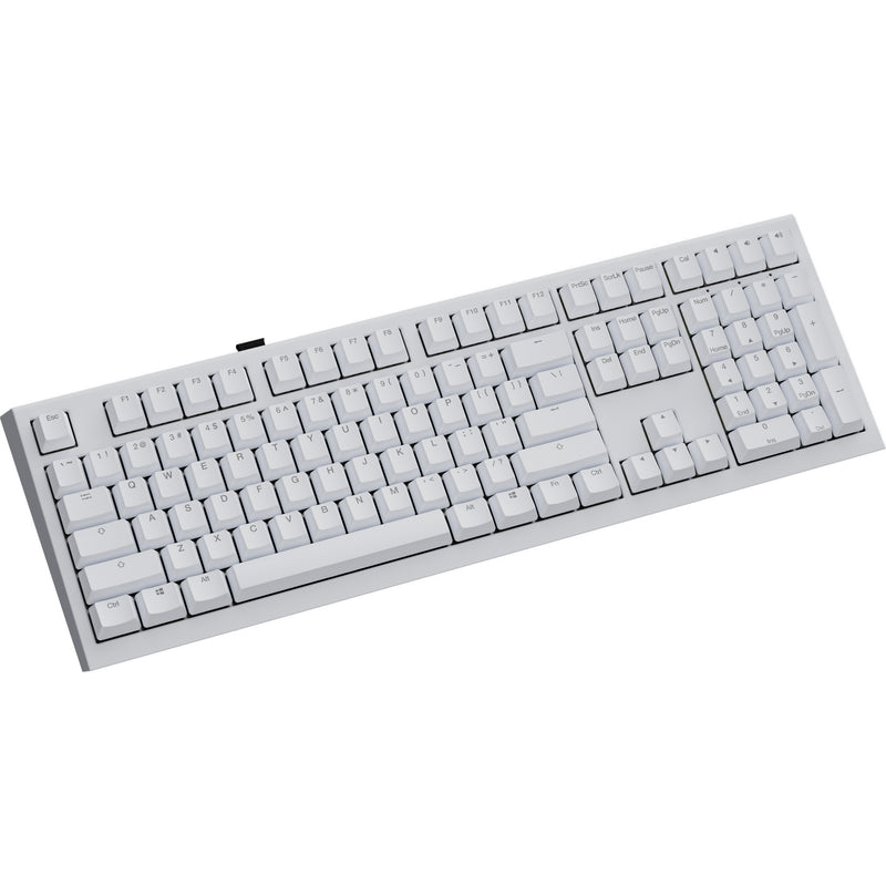 Load image into Gallery viewer, Ducky one x wireless rgb mechanisch toetsenbord (wit, us lay-out (qwerty), inductive, 100%, hot-swappable, pbt, 2.4 ghz | bluetooth | usb-c)
