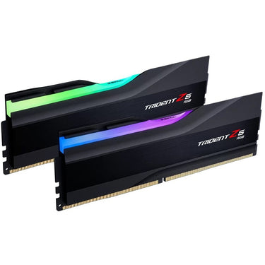 G.skill 32 gb ddr5-7600 (2x 16 gb) kit werkgeheugen (zwart, f5-7600j3646g16gx2-tz5rk, trident z5 rgb, xmp)