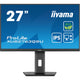 Iiyama prolite xub2763qsu-b1 27 monitor (zwart, hdmi, displayport, 2x usb-a, usb-b)