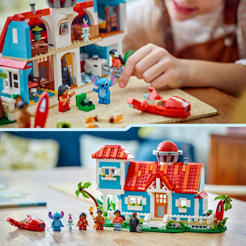 Load image into Gallery viewer, Lego disney - lilo en stitch strandhuis constructiespeelgoed (43262)
