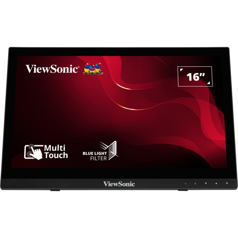 Load image into Gallery viewer, Viewsonic 10-point touchscreen monitor td1630-3 16 (zwart, 1x hdmi, vga, usb-b)
