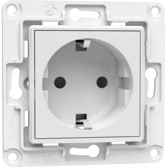 Shelly wall socket eu wandcontactdoos (wit, inbouw)