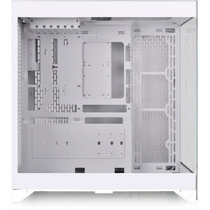 Thermaltake cte e660 mx snow midi tower behuizing (wit | 2x usb-a | 1x usb-c | tempered glass)