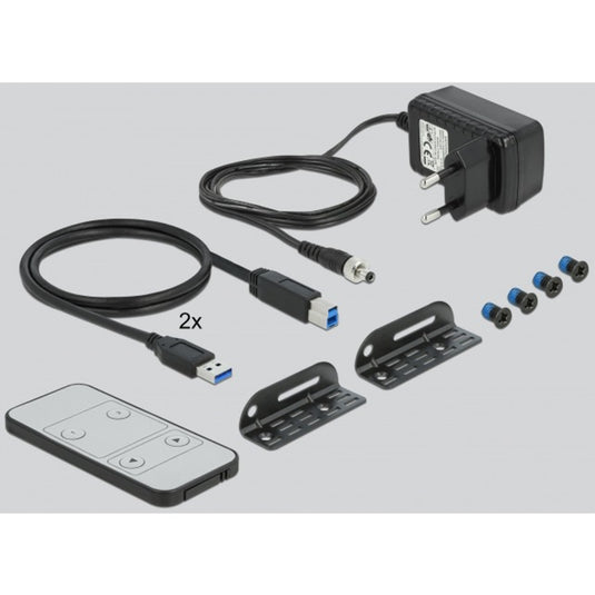 Delock displayport 1.4 + usb 3.0 en audio kvm-switch