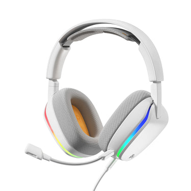 Glorious ghs eternal rgb - stereo rgb gamingheadset over-ear gaming headset (wit, pc, ps5, ps4, switch, usb-c)