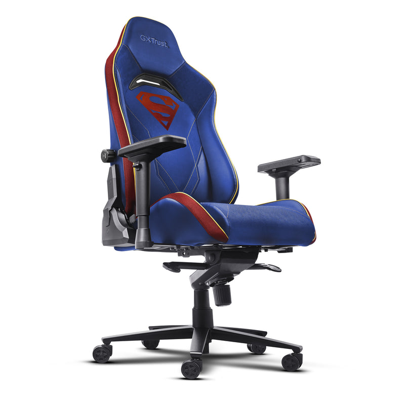 Load image into Gallery viewer, Trust gxt 721sm ruya pro superman gaming stoel (blauw rood)
