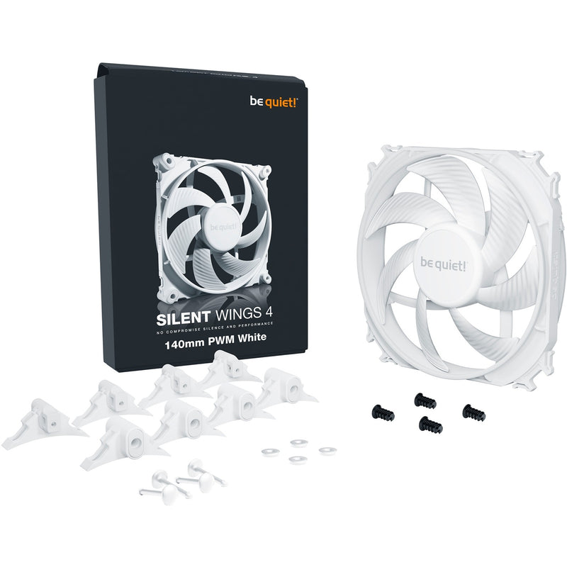 Load image into Gallery viewer, Be quiet! silent wings 4 pwm case fan (wit, 140 x 140 x 25 mm)
