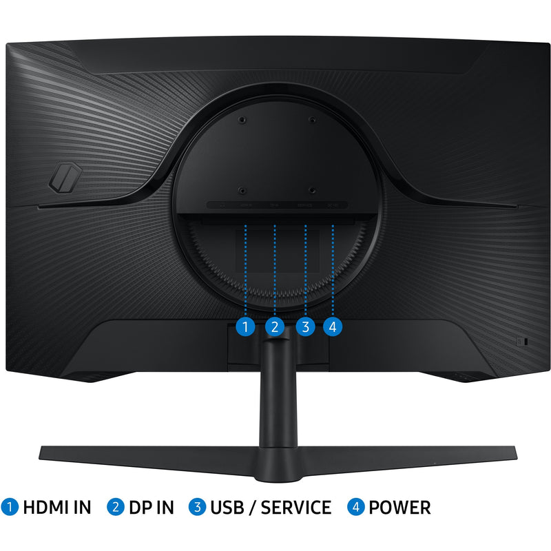 Load image into Gallery viewer, Samsung odyssey g5 g55c 27 curved gaming monitor (zwart, hdmi, displayport, 165 hz)
