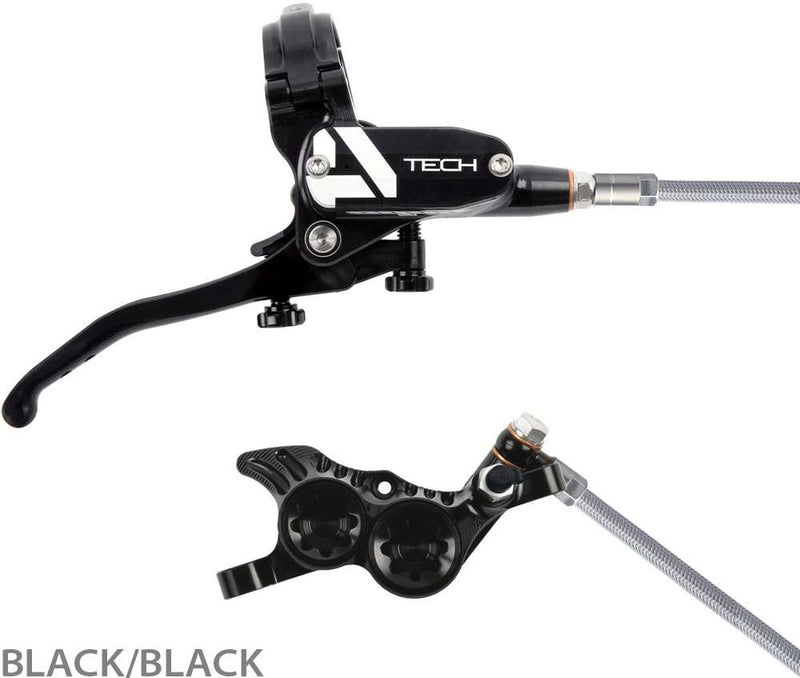 Load image into Gallery viewer, Hope tech 4 v4 steel braided disc brake - lever right
