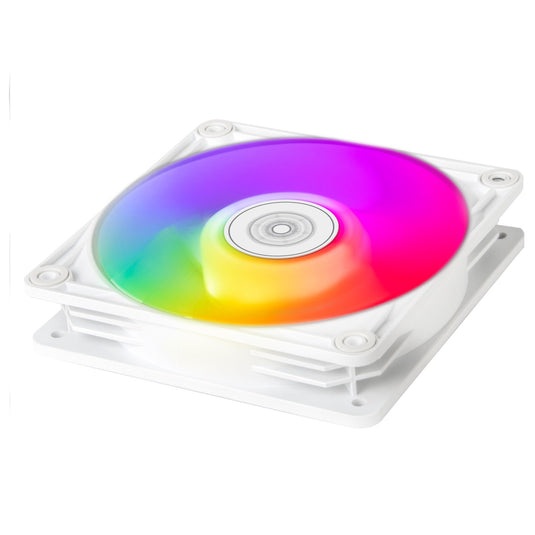 Silverstone vista 120 argb case fan (wit, 120 x 120 x 25 mm, pwm)