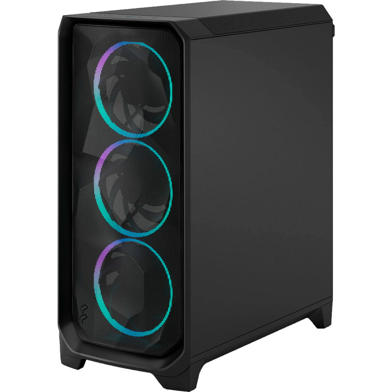 Afbeelding laden in galerijviewer, Fractal design meshify 3 rgb midi tower behuizing (zwart | 2x usb-a | 1x usb-c | rgb | tempered glass)

