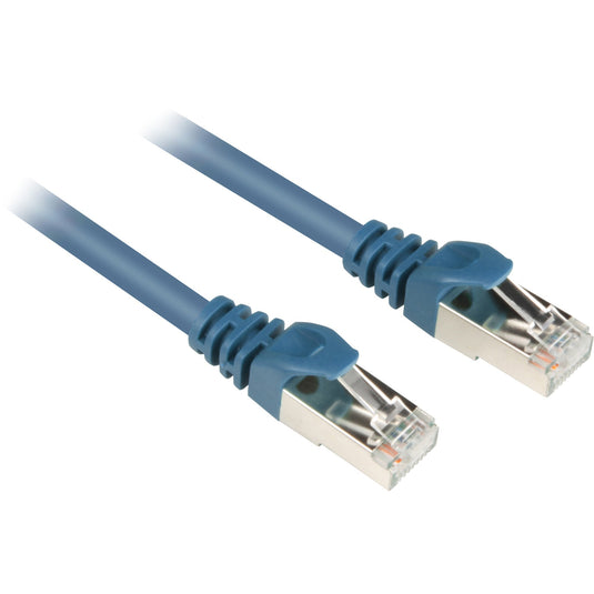 Sharkoon patchkabel sftp, rj-45 met cat.6 (blauw, 0,25 meter)