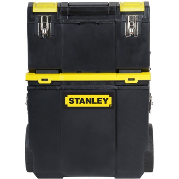 Afbeelding laden in galerijviewer, Stanley mobile work center 3in1 gereedschapskist (zwart geel)
