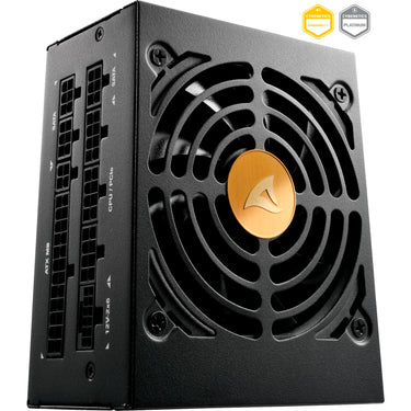 Sharkoon rebel p20 sfx modulaire 850 watt voeding (zwart, 1x 12v-2x6, 2x pcie)