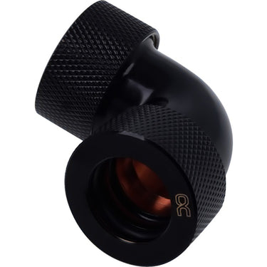 Alphacool eiszapfen 16mm ht fitting l-connector 90° aansluiting (zwart)