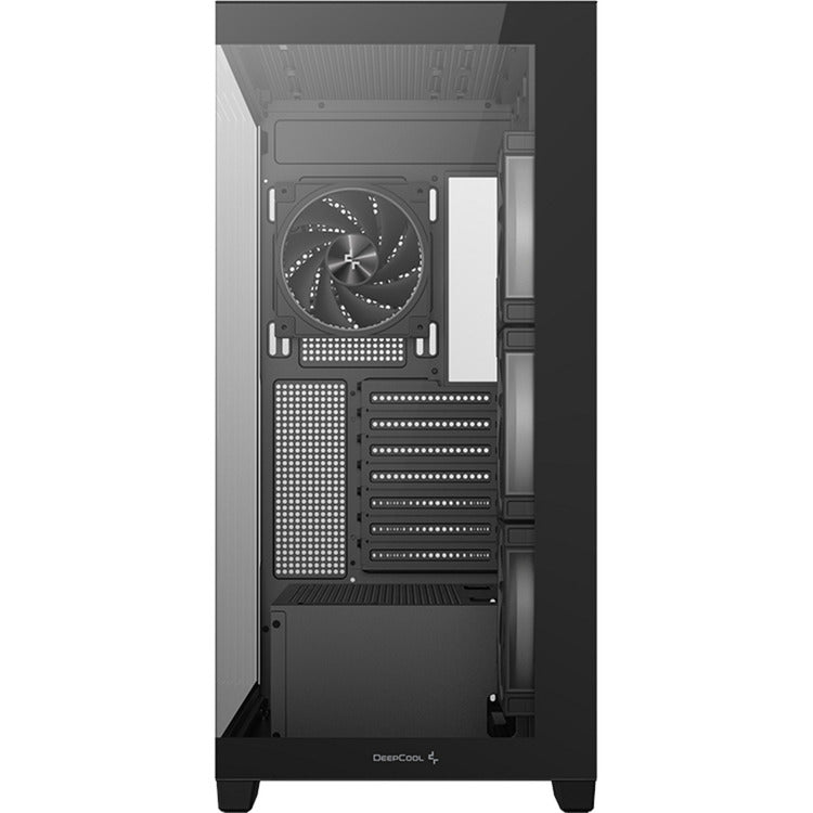 Afbeelding laden in galerijviewer, Deepcool cg580 4f v2 midi tower behuizing (zwart | 2x usb-a | 1x usb-c | rgb | tempered glass)

