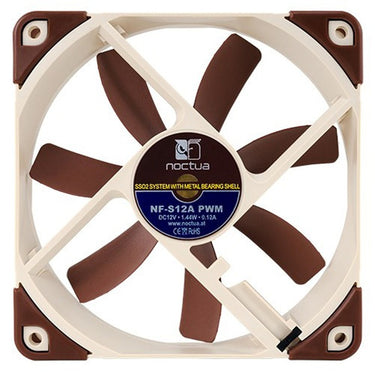 Noctua nf-s12a pwm case fan (bruin, 120 x 120 x 25 mm)