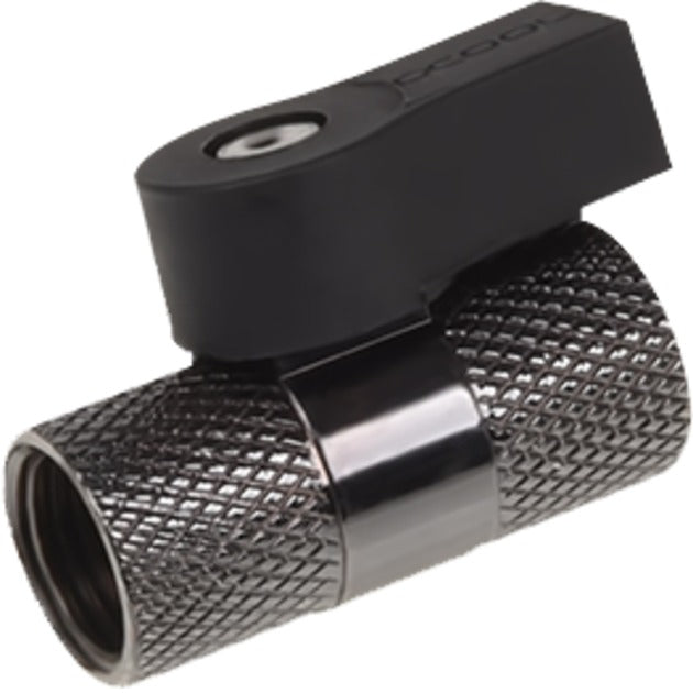 Load image into Gallery viewer, Alphacool 2-way kogelkraan g1 4 nickel kraanstuk (zwart)
