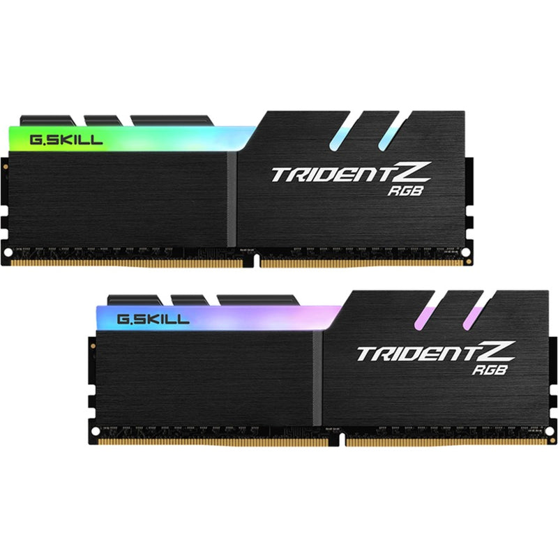 Load image into Gallery viewer, G.skill 16 gb ddr4-3000 kit werkgeheugen (zwart, f4-3000c16d-16gtzr, trident z rgb, xmp)
