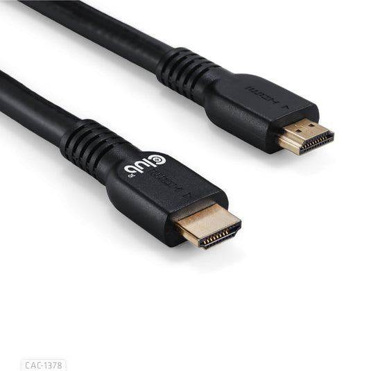 Club 3d ultra high speed hdmi 2.1 gecertificeerde kabel male-male (zwart, 7,5 meter, 4k 240hz, 8k 60hz, 48gbps)