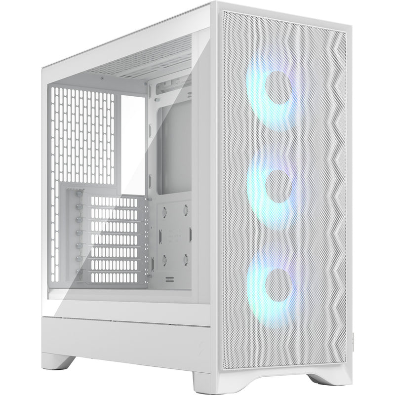 Afbeelding laden in galerijviewer, Fractal design pop 2 air rgb midi tower behuizing (wit | 1x usb-a | 1x usb-c | rgb | tempered glass)
