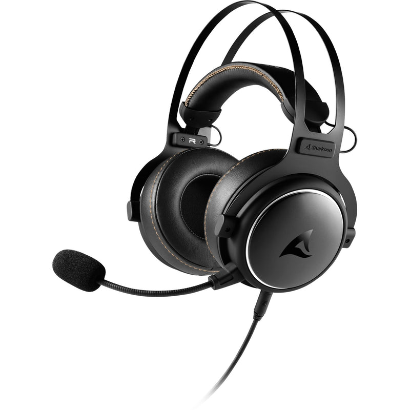 Load image into Gallery viewer, Sharkoon skiller sgh50 over-ear gaming headset (zwart, pc, playstation 4, playstation 5, xbox series s|x)
