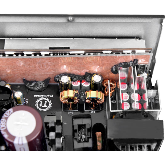 Thermaltake toughpower gf a3 gold - tt premium edition modulaire 650 watt voeding (zwart, 4x pcie)
