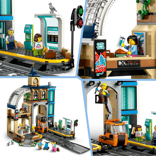 Lego ® city centraal station, bouwspeelgoedset - 60469