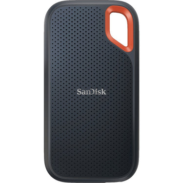 Sandisk extreme portable v2, 1 tb externe ssd (zwart oranje, sdssde61-1t00-g25, usb-c)