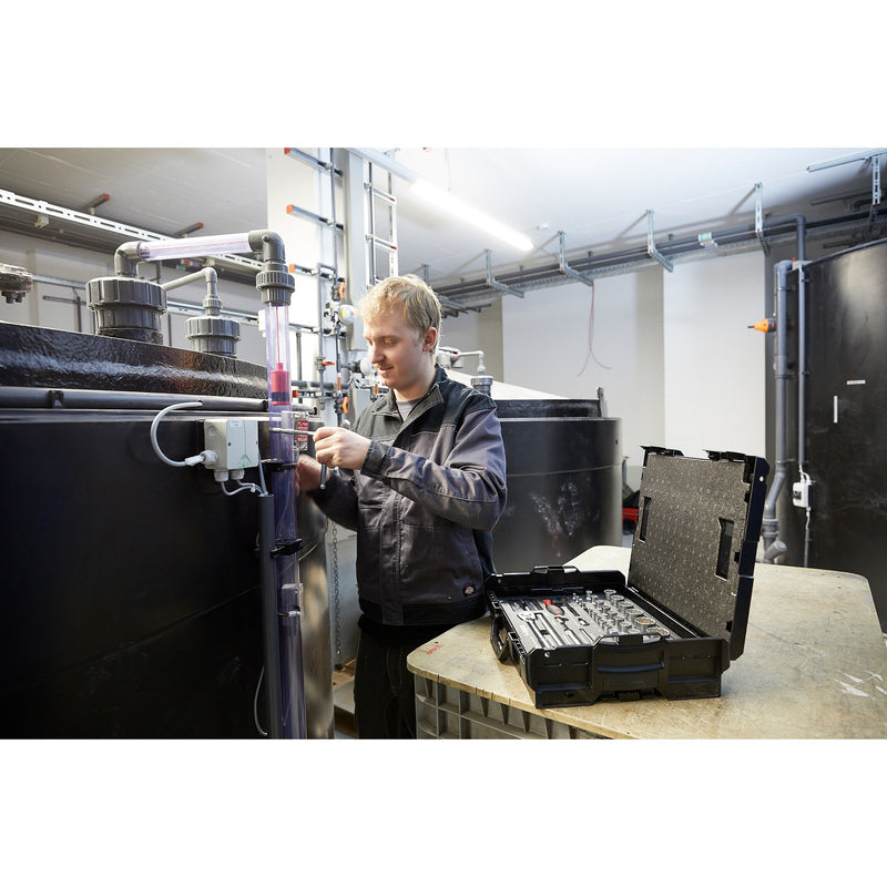 Load image into Gallery viewer, Wiha dopsleutel- en bitset 1 4 en 1 2 (60-dlg. incl. l-boxx)
