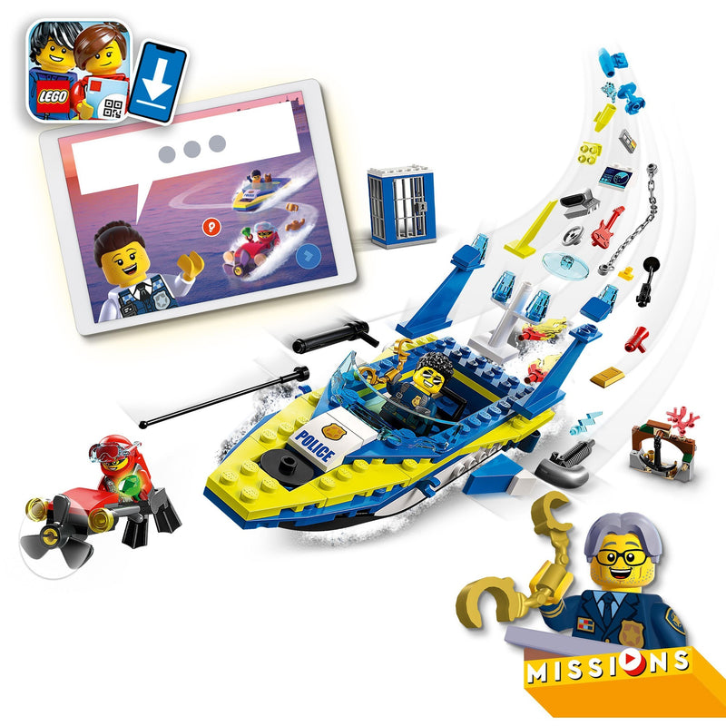 Load image into Gallery viewer, Lego city - waterpolitie recherchemissies constructiespeelgoed (60355)
