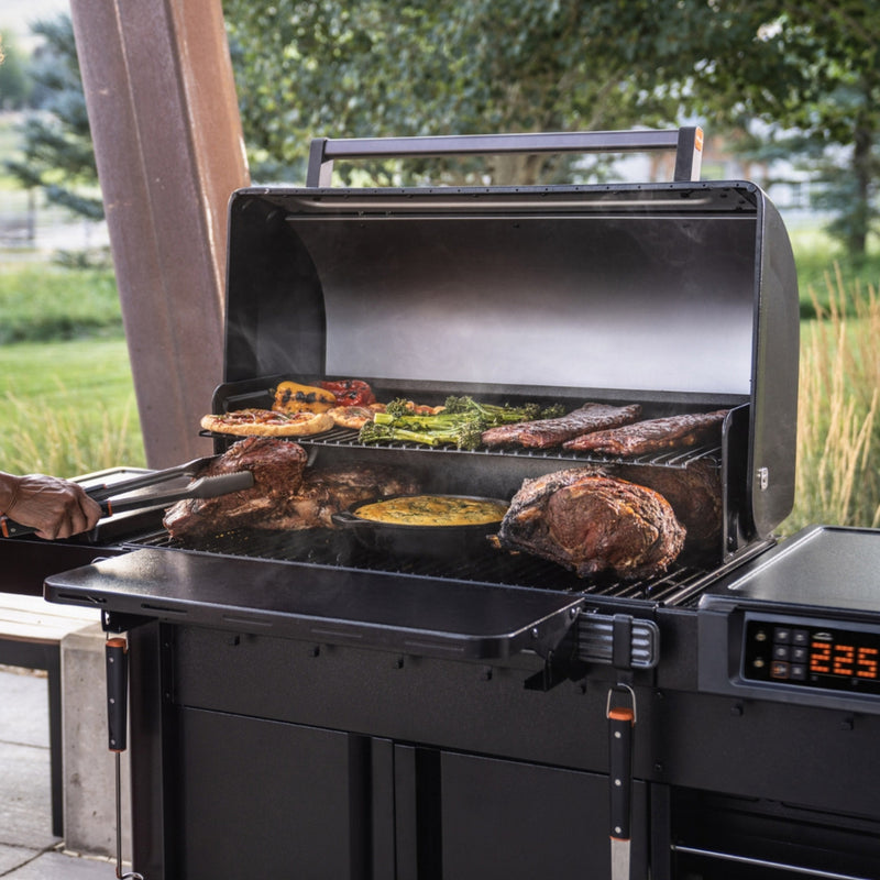 Load image into Gallery viewer, Traeger woodridge elite pellet barbecue (zwart, wifire)
