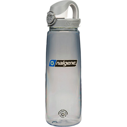 Nalgene on-the-fly lock-top sustain bottle, 700 ml drinkfles (grijs transparant)