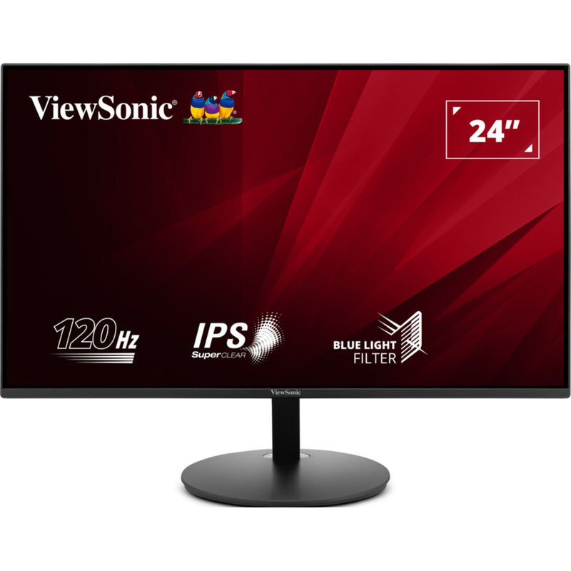 Load image into Gallery viewer, Viewsonic va24e1-h full hd 24 monitor (zwart, 1x hdmi, 1x vga, 120 hz)
