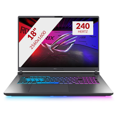 Asus rog strix g18 g815lr-s9005w 18 gaming laptop (zwart grijsgroen | ultra 9 275hx | rtx 5070 ti | 32 gb | 2 tb ssd)