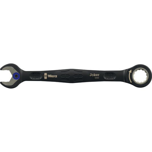 Wera 6000 joker black edition 11 set 1 steek-ringratelsleutelset, 11‑delig moersleutel (zwart)