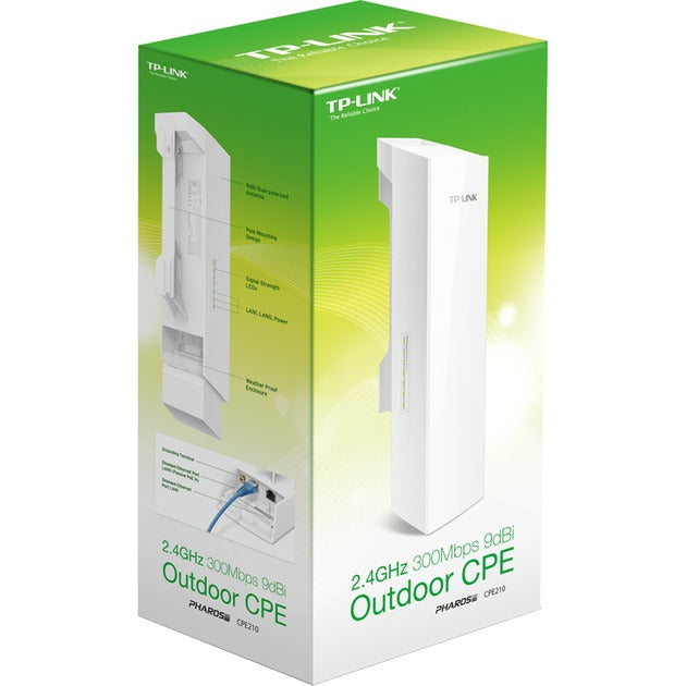 Load image into Gallery viewer, Tp-link cpe210 - 2.4ghz 300mbps 9dbi outdoor cpe access point (wit)
