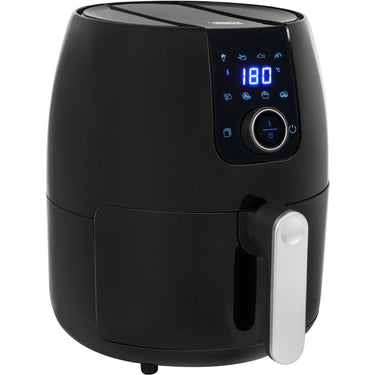Princess 182025 aerofryer xxl heteluchtfriteuse (zwart zilver, 4,5 liter)
