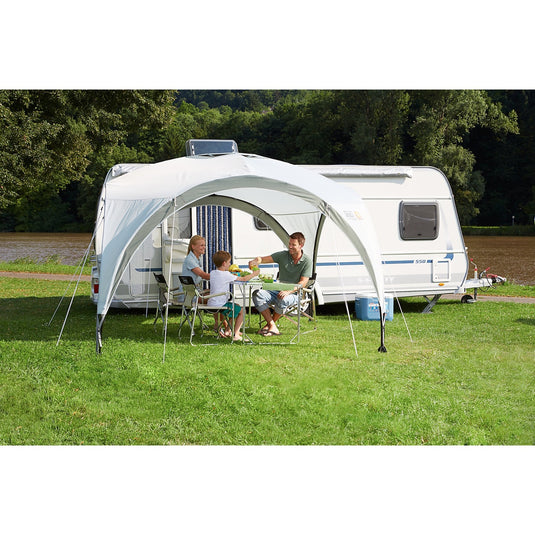 Coleman event shelter l paviljoen (lichtgrijs grijs, 3.65 x 3.65 m)