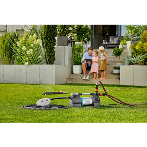 Gardena besproeiingspomp 6300 silentcomfort (donkergrijs roestvrij staal, 1050 watt | bluetooth)