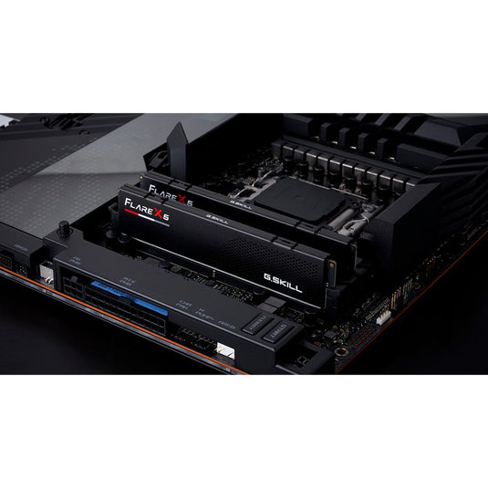 G.skill 64 gb ddr5-6000 (2x 32 gb) kit werkgeheugen (zwart, f5-6000j3040g32gx2-fx5, flare x5, expo)