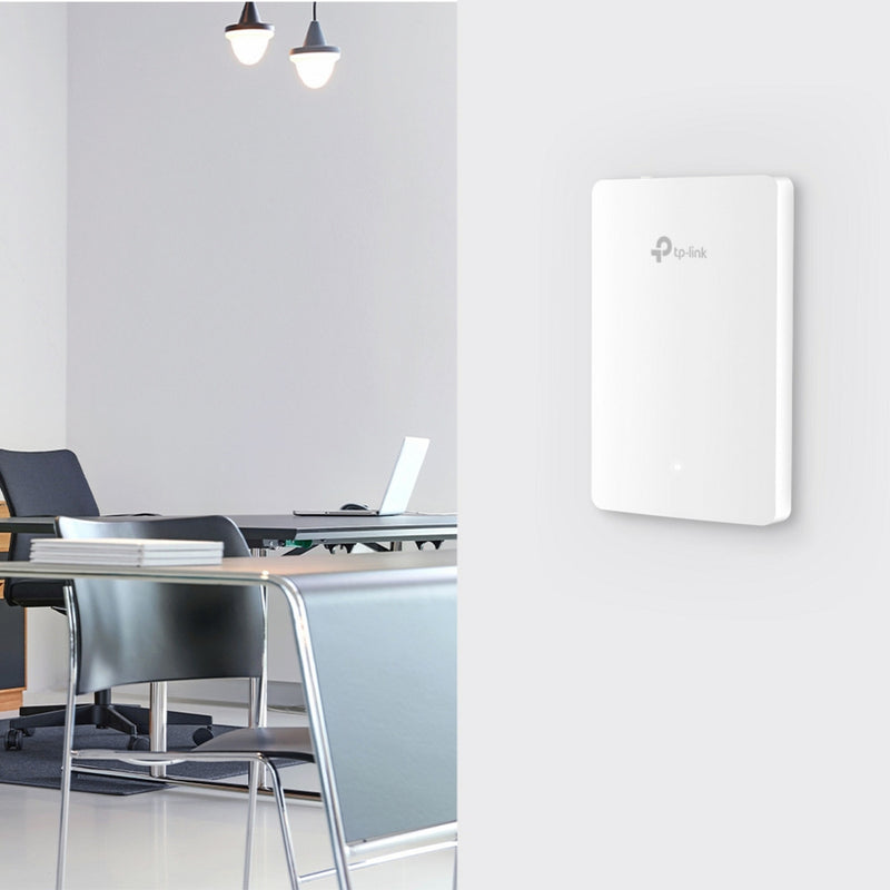 Load image into Gallery viewer, Tp-link omada eap615-wall ax1800 wall plate wifi 6 access point (wit, poe)
