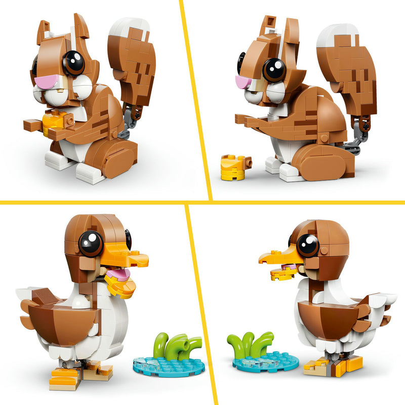 Load image into Gallery viewer, Lego ® creator 3in1 schattige dieren: speelse puppy - dierenset - bouw om tot eekhoorn of eend - 31382
