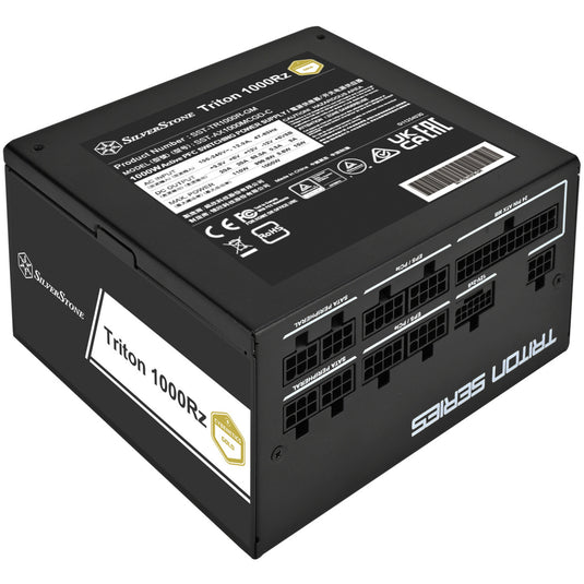 Silverstone triton 1000rz modulaire 1000 watt voeding (zwart, 1x 12v-2x6, 4x pcie)
