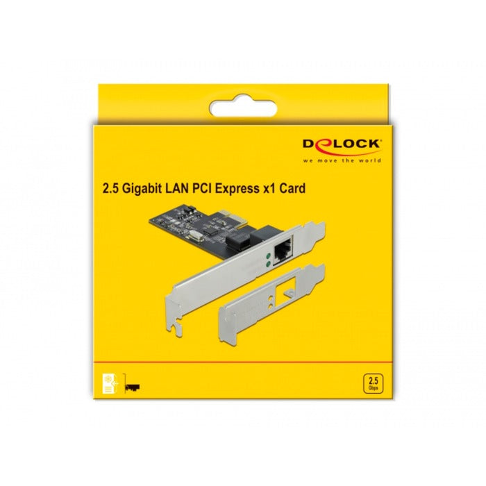 Load image into Gallery viewer, Delock pci express x1 kaart naar 1x 2,5 gb lan netwerkadapter
