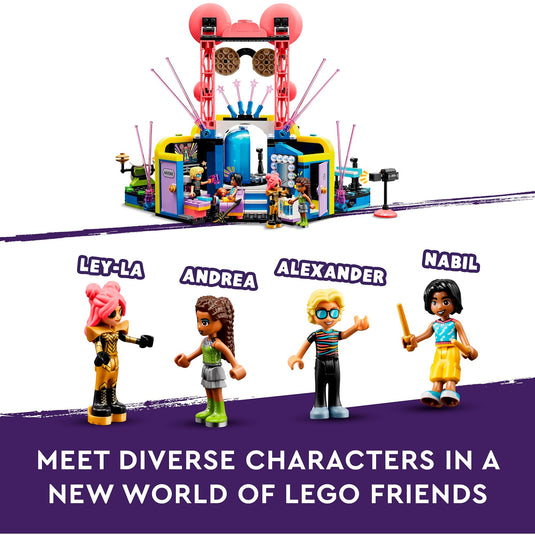 Lego friends - heartlake city muzikale talentenjacht constructiespeelgoed (42616)
